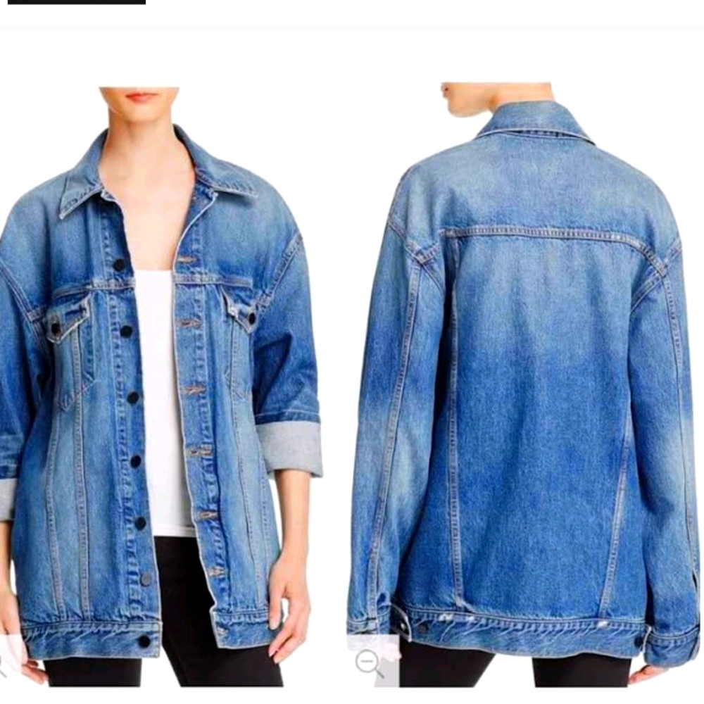 ALEXANDER WANG Daze Oversized Denim Jacket *Small